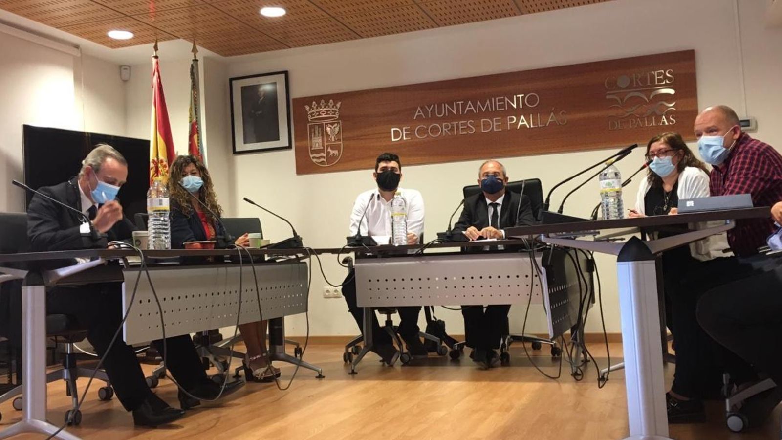 Imatge del ple de Cortes de Pallás