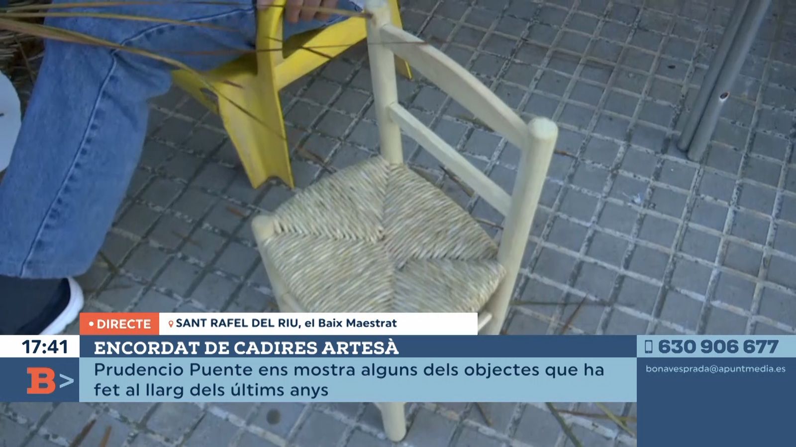 08.02.2022 | Encordat de cadires artesà
