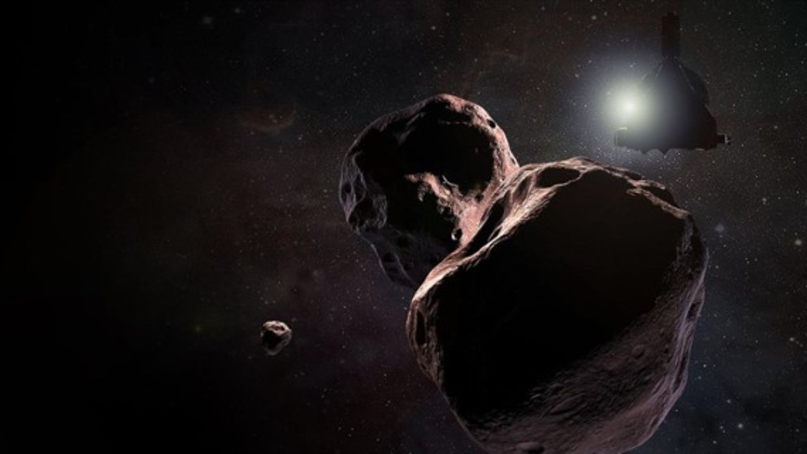 Recreació de l'aspecte d'Ultima Thule. Europa Press
