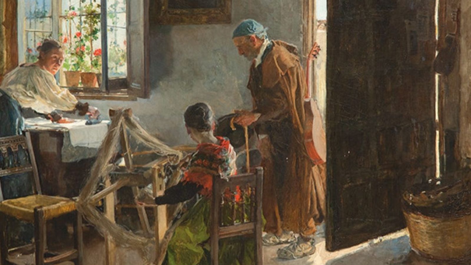 'El Trovador callejero. Visita del músico' (1894), de Joaquín Sorolla