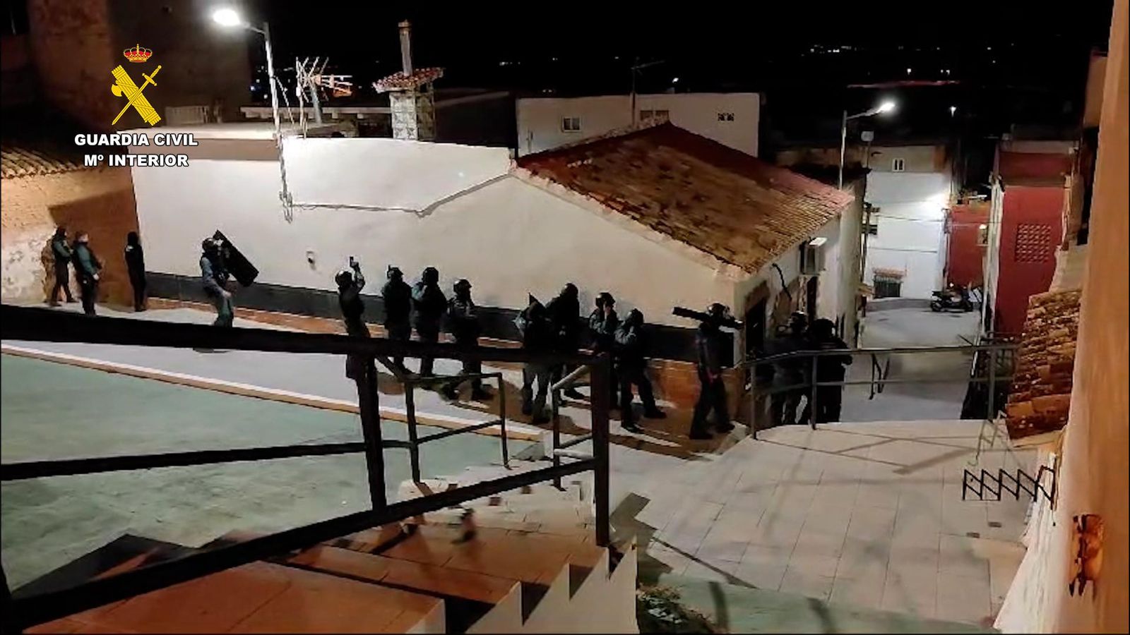 Un dels escorcolls practicats per la Guàrdia Civil a la Ribera Baixa