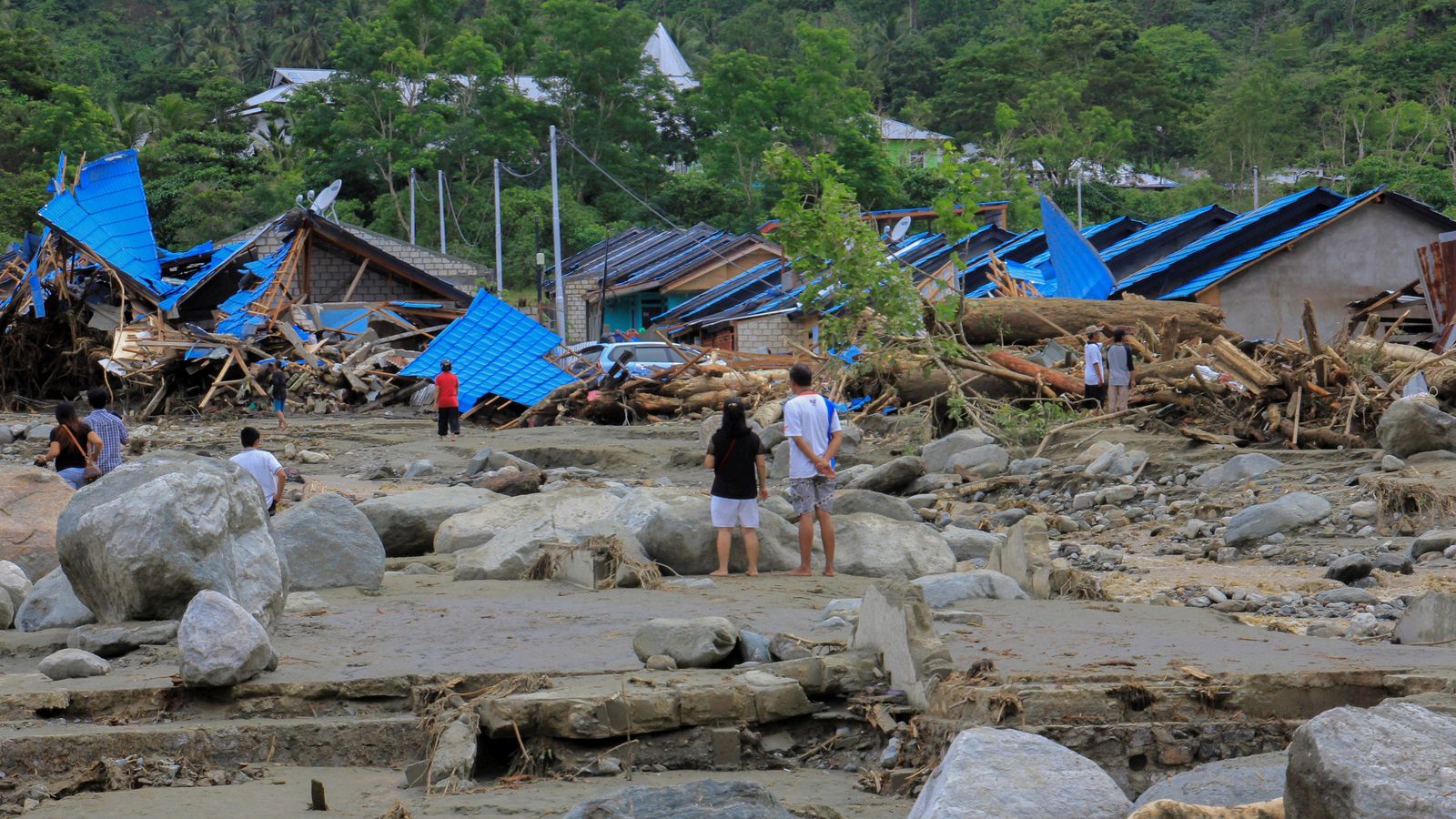 La regió de Sentani després de les inundacions, aquest diumenge 17 de març