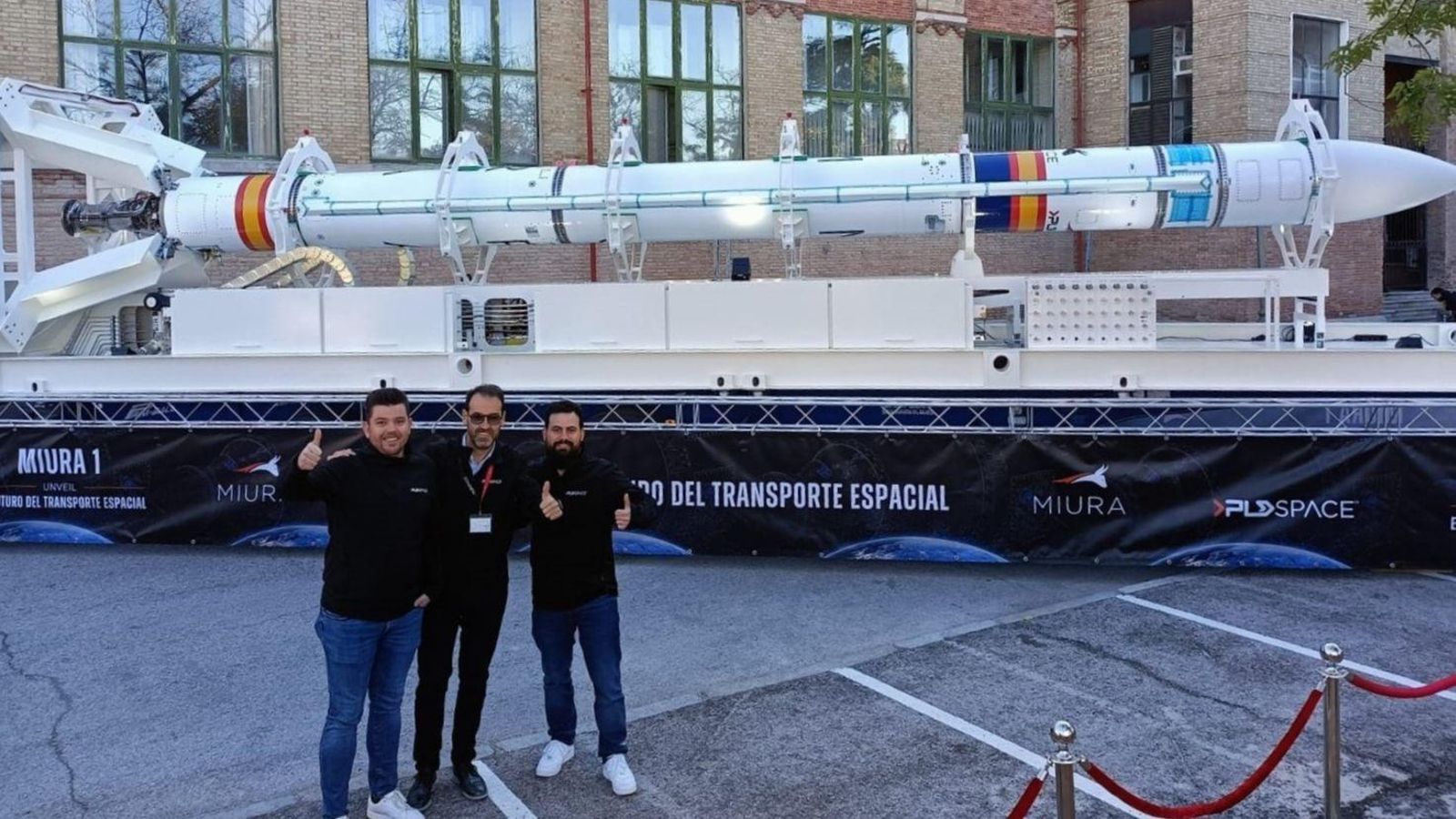 El coet espacial Miura 1, aquest divendres a Madrid