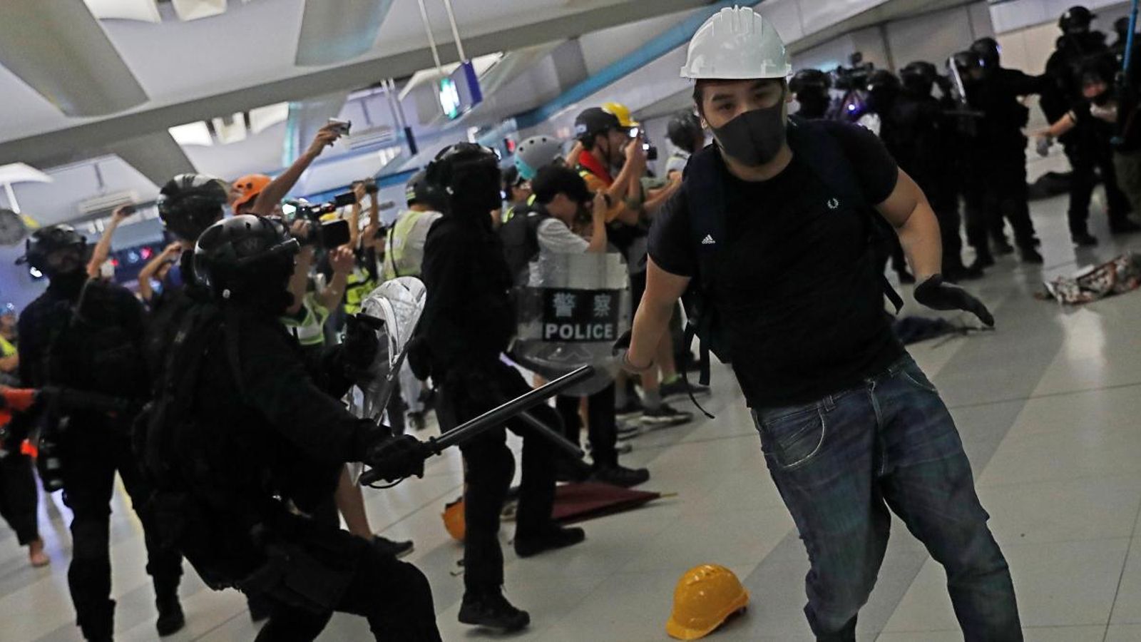 Imatge d'una de les últimes protestes a Hong Kong