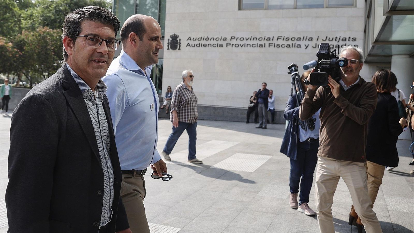 Jorge Rodríguez arriba a la Ciutat de la Justícia de València (Europa Press)
