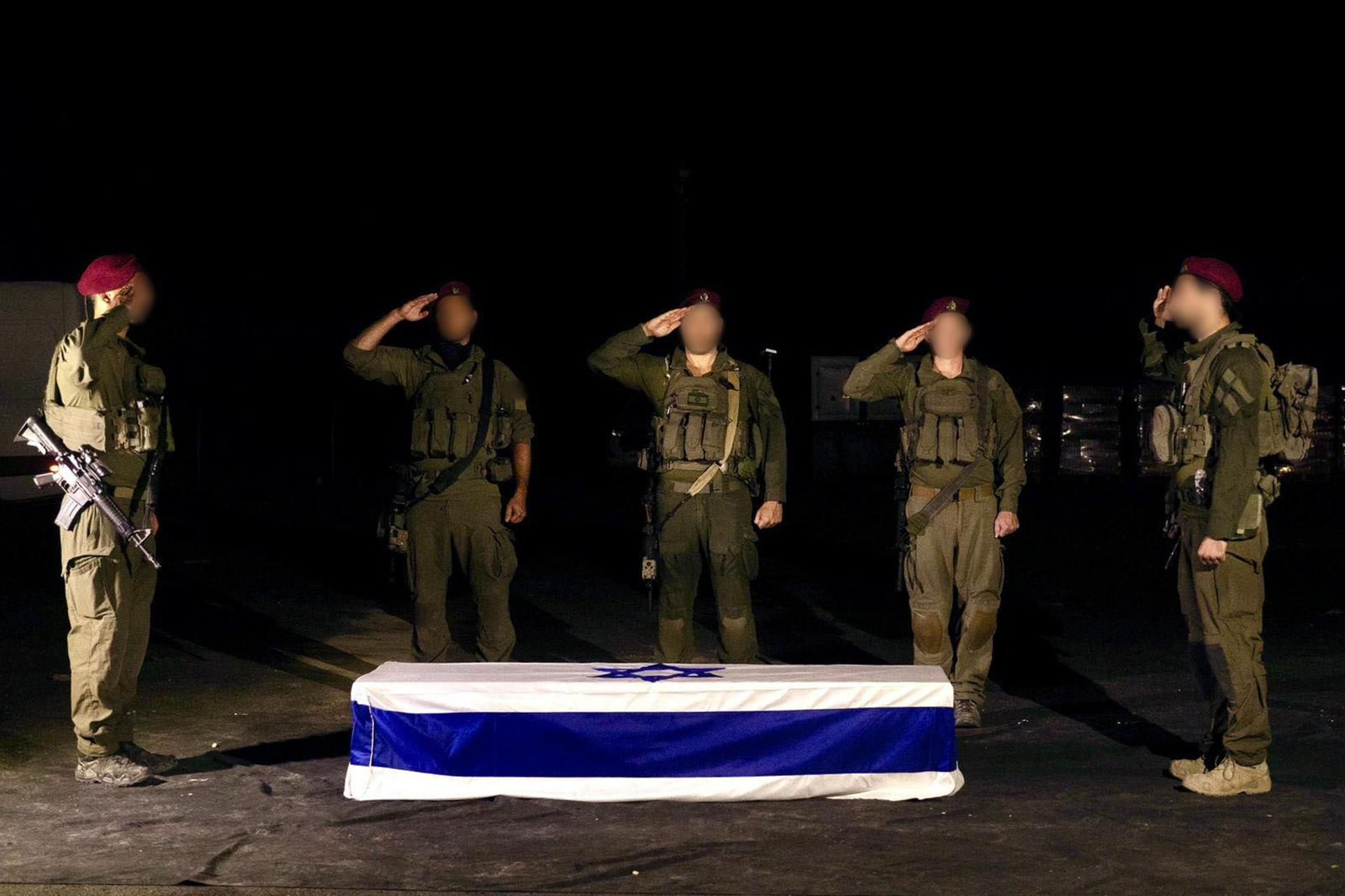 Cerimònia realitzada per l’exèrcit israelià a Gaza en memòria del segrestat israelià Eliyahu Margalit.