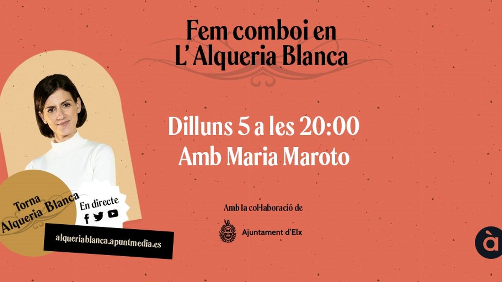 María Maroto en el 'Fem Comboi'