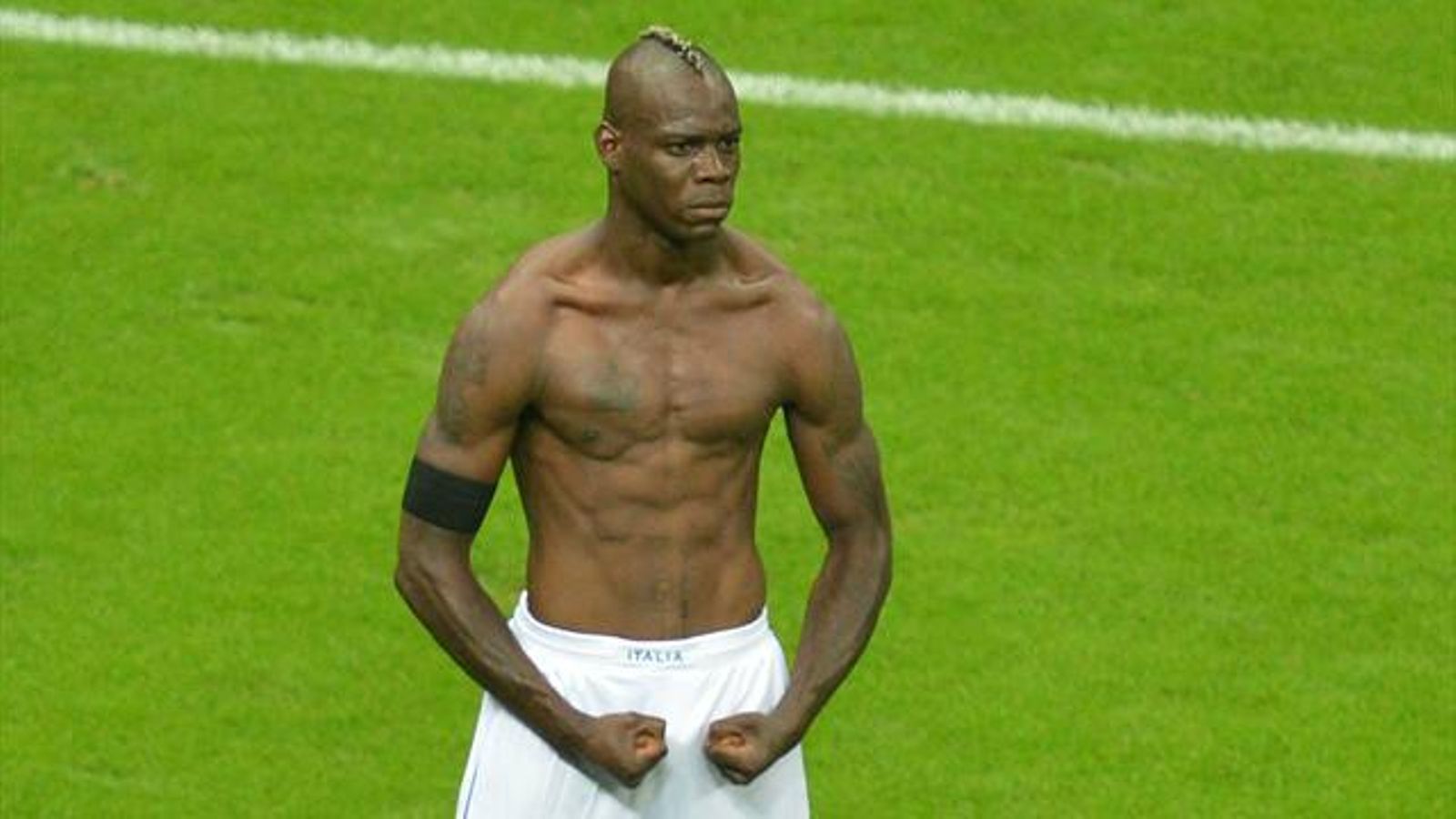 Mario Balotelli, en l'Eurocopa 2012 Mario Balotelli en l'Eurocopa 2012