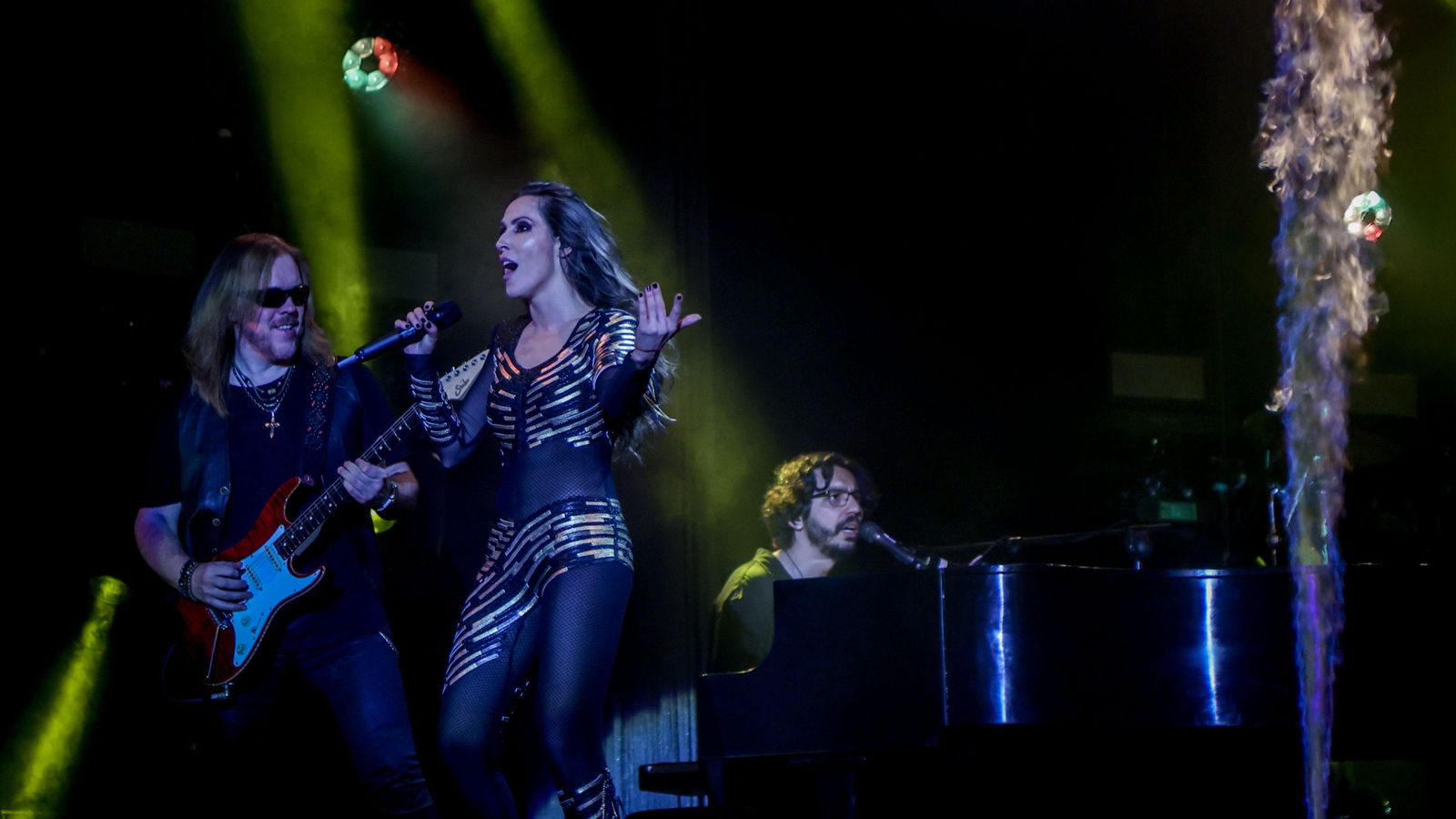 Imatge d’arxiu de Malú durant un concert Imatge d’arxiu de Malú durant un concert
