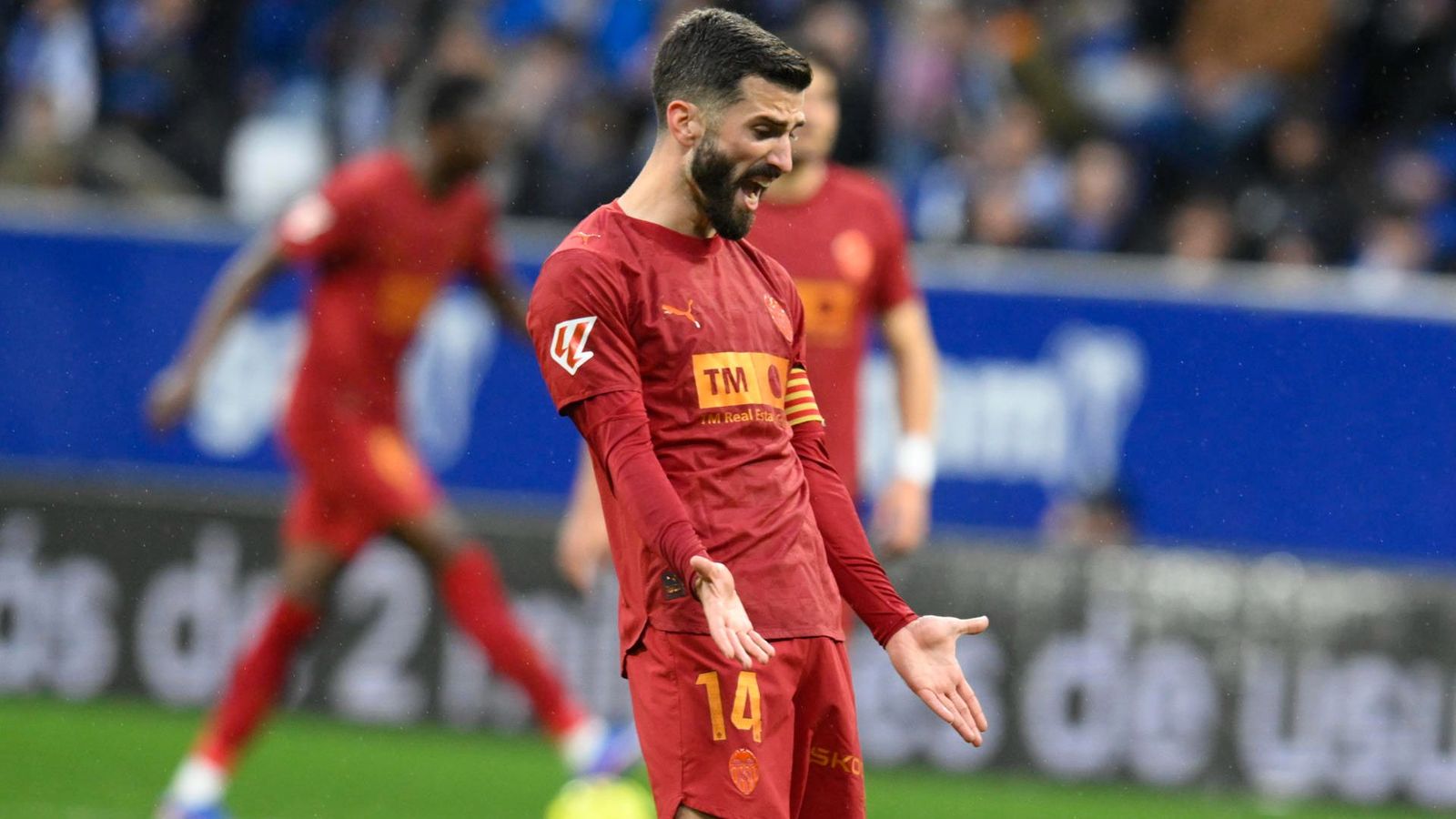 Gayà es lamenta després d'una acció errada