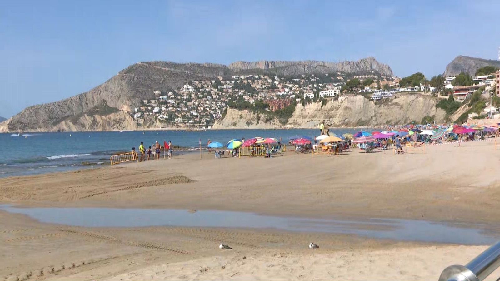 Imatge d'una platja de Calp