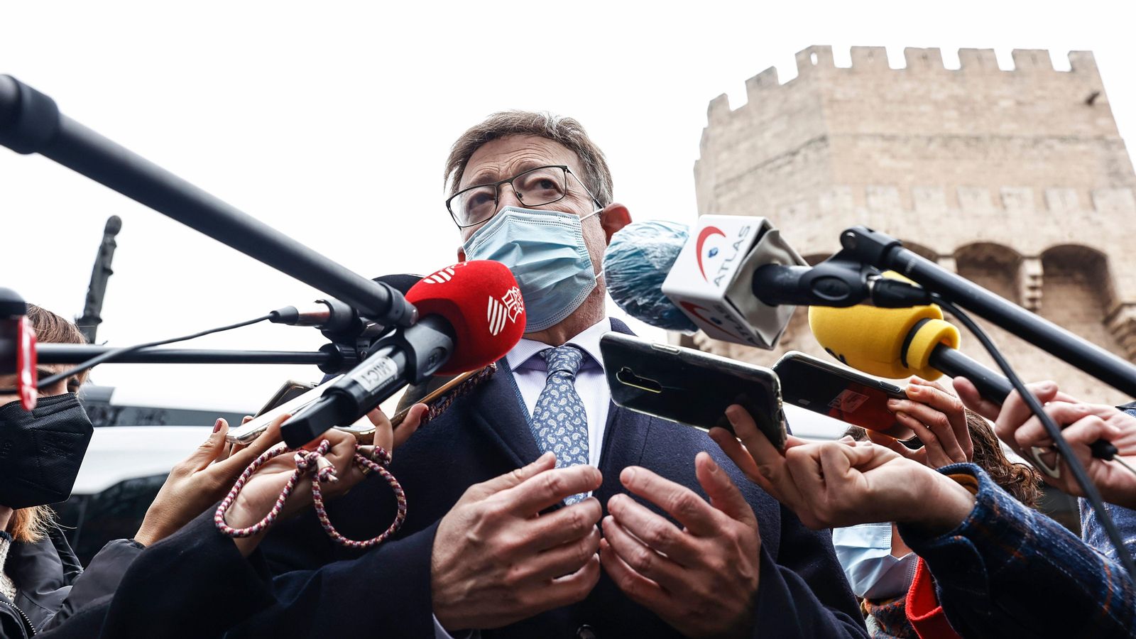 El president de la Generalitat, Ximo Puig, en declaracions als mitjans el passat dijous