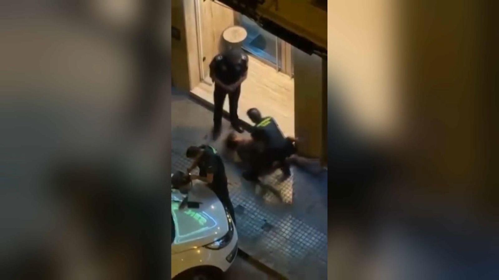 En vídeo, la seqüència de l'agressió