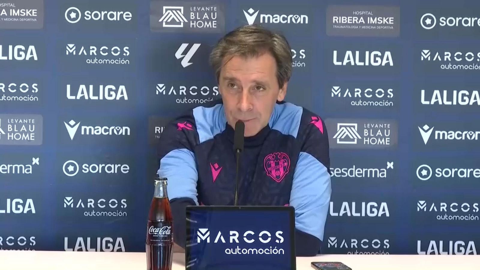 El director esportiu i nou entrenador del Llevant, Felipe Miñambres