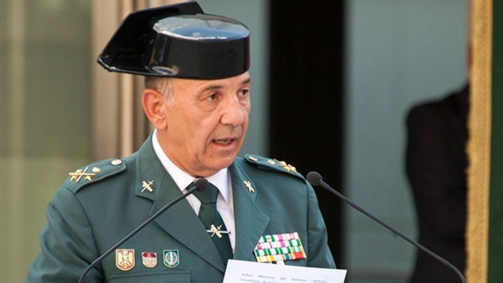 El tinent Fernando Santafé, cap del Comandament d'Operacions de la Guàrdia Civil