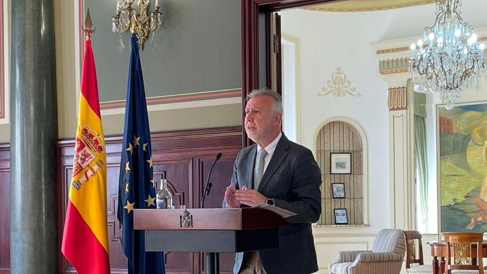 El ministre Ángel Víctor Torres, este divendres