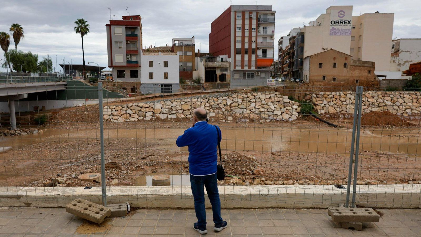 El barranc de Poio a Paiporta este dilluns