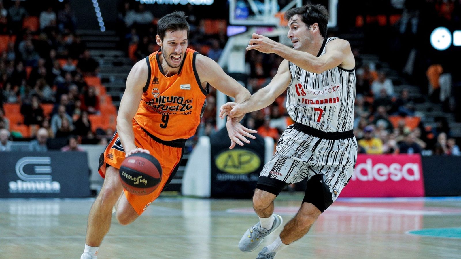 El base del València Basket, Sam van Rossom, ha sigut un dels més destacats del partit