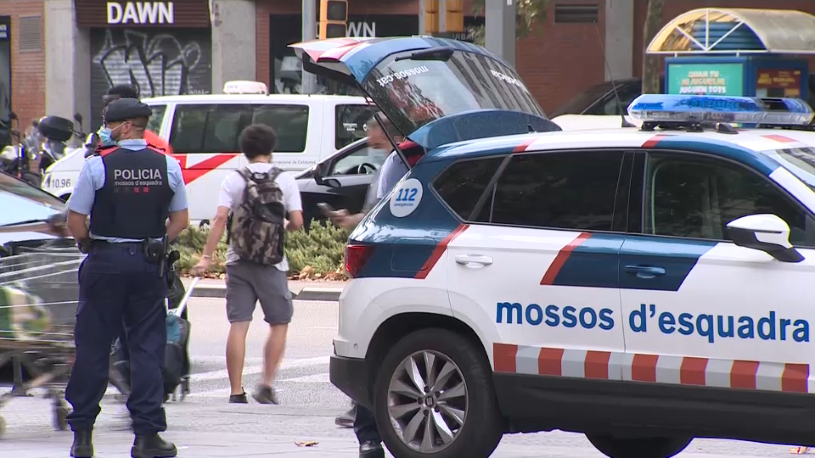 Els Mossos, aquets dimecres per la zona de Barcelona