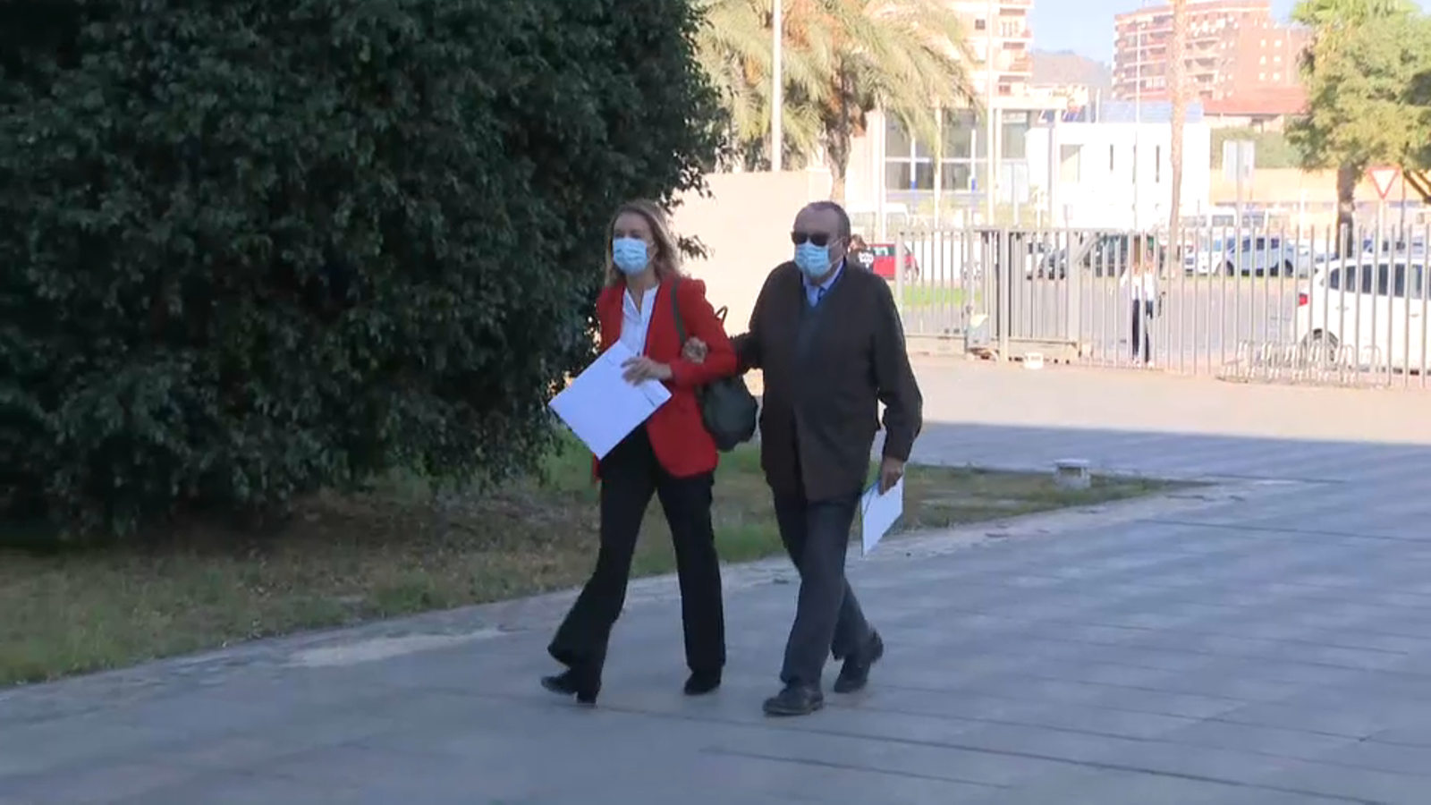 Imatge d'arxiu de Carlos Fabra a les portes dels jutjats de Castelló