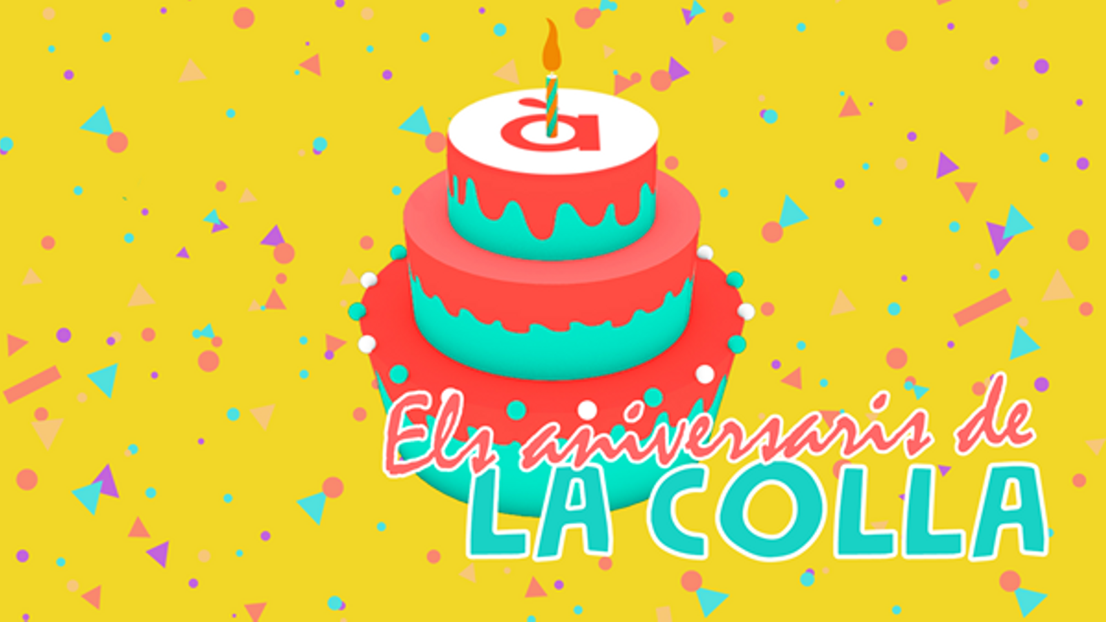 Logo Aniversaris de La Colla