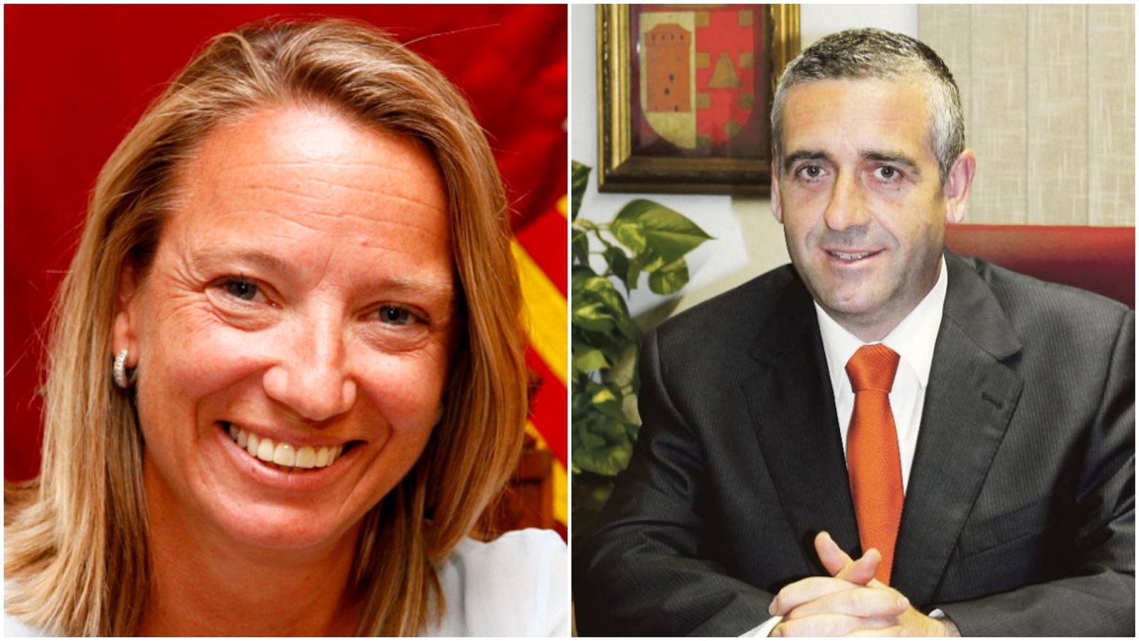 L’alcaldessa de Puçol, Paz Caceller, i l’alcalde de Benavites, Carlos Gil