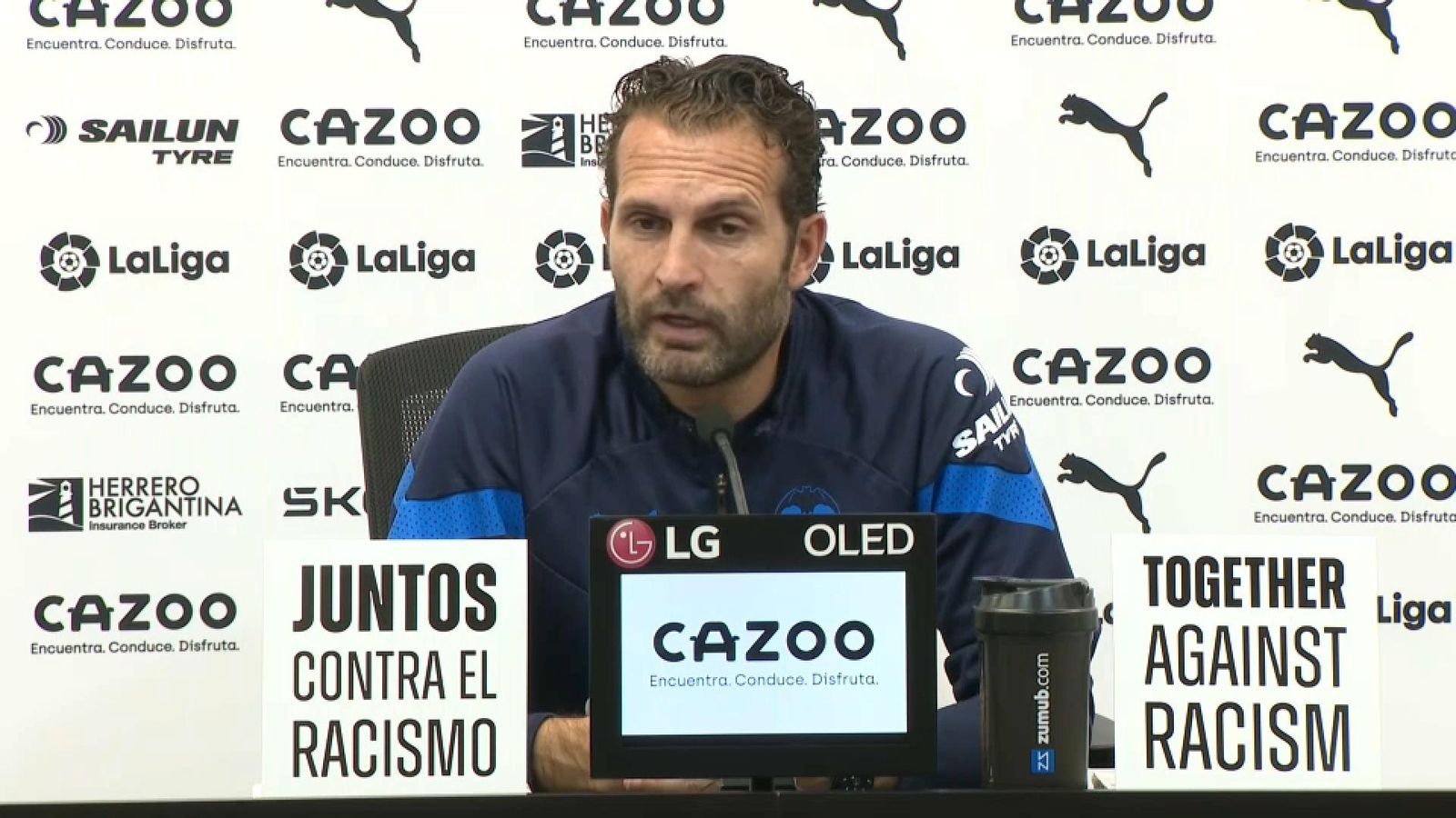 El tècnic del València, Rubén Baraja