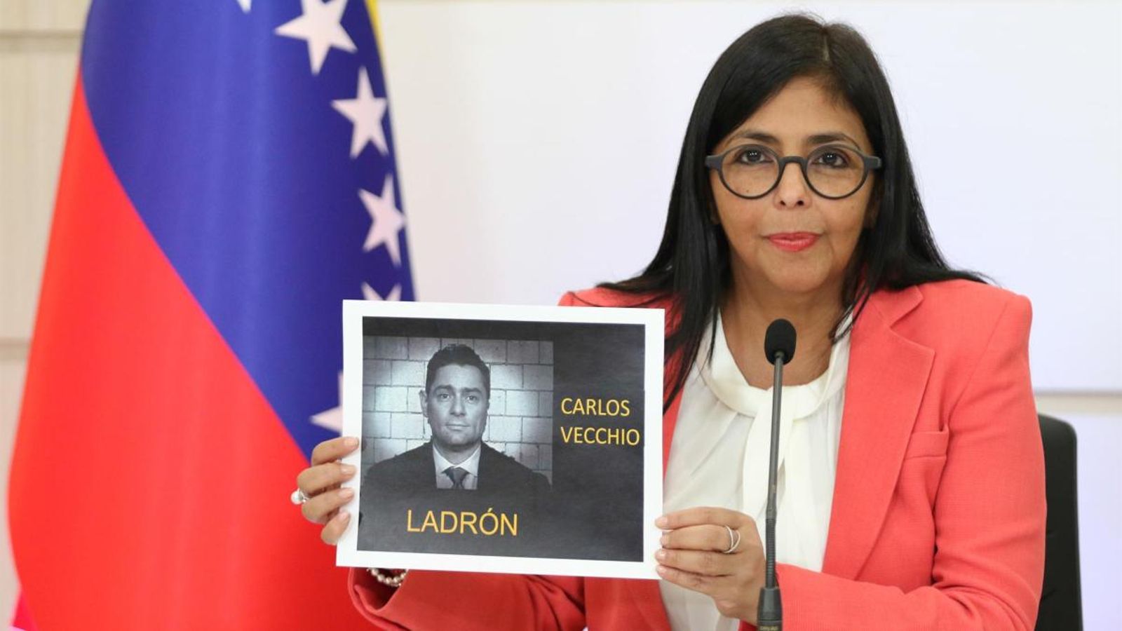 Imatge d’arxiu de la vicepresidenta de Veneçuela, Delcy Rodríguez