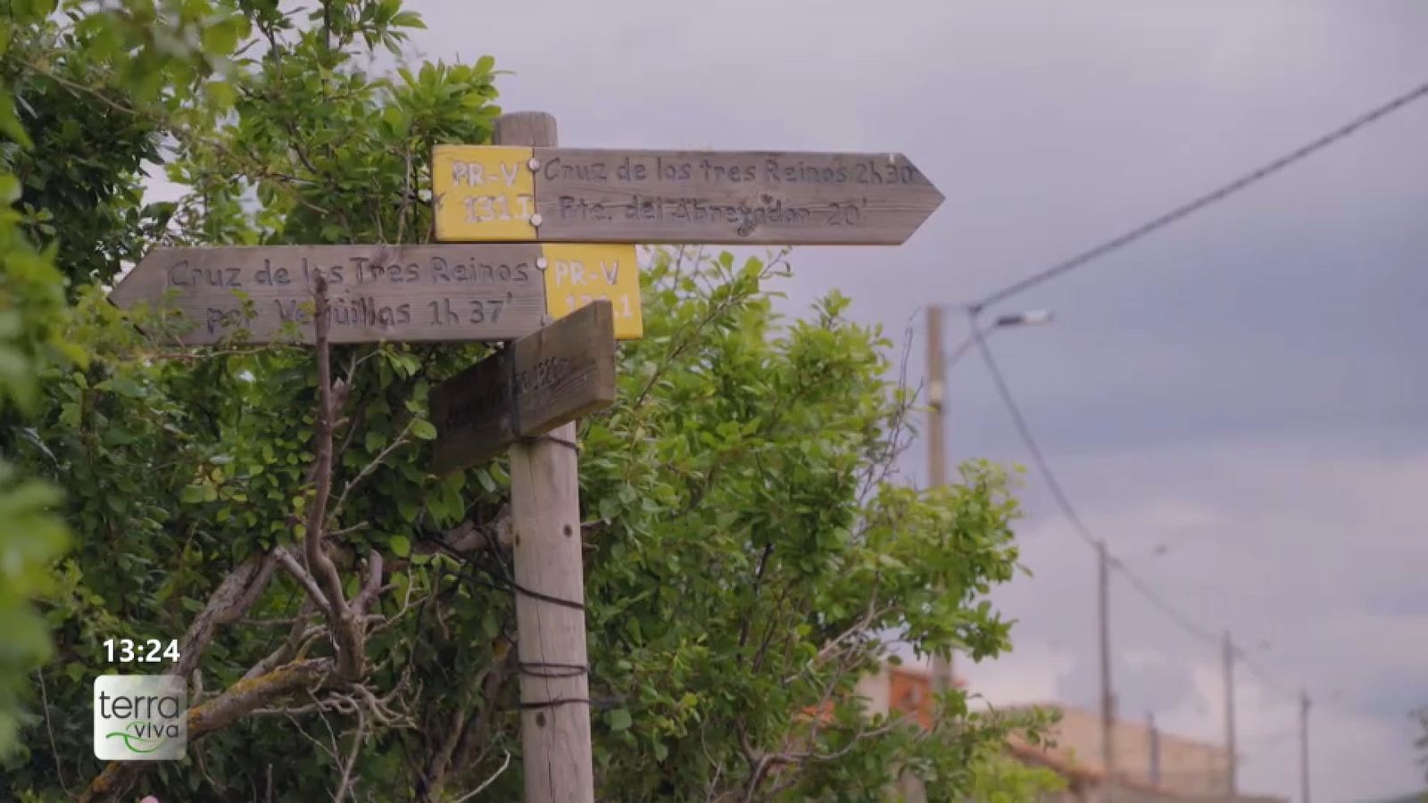 Senyalització de la ruta de la Creu dels tres Regnes