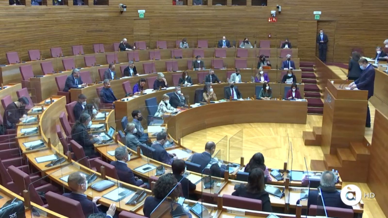 Sessió de control al president de la Generalitat, Ximo Puig