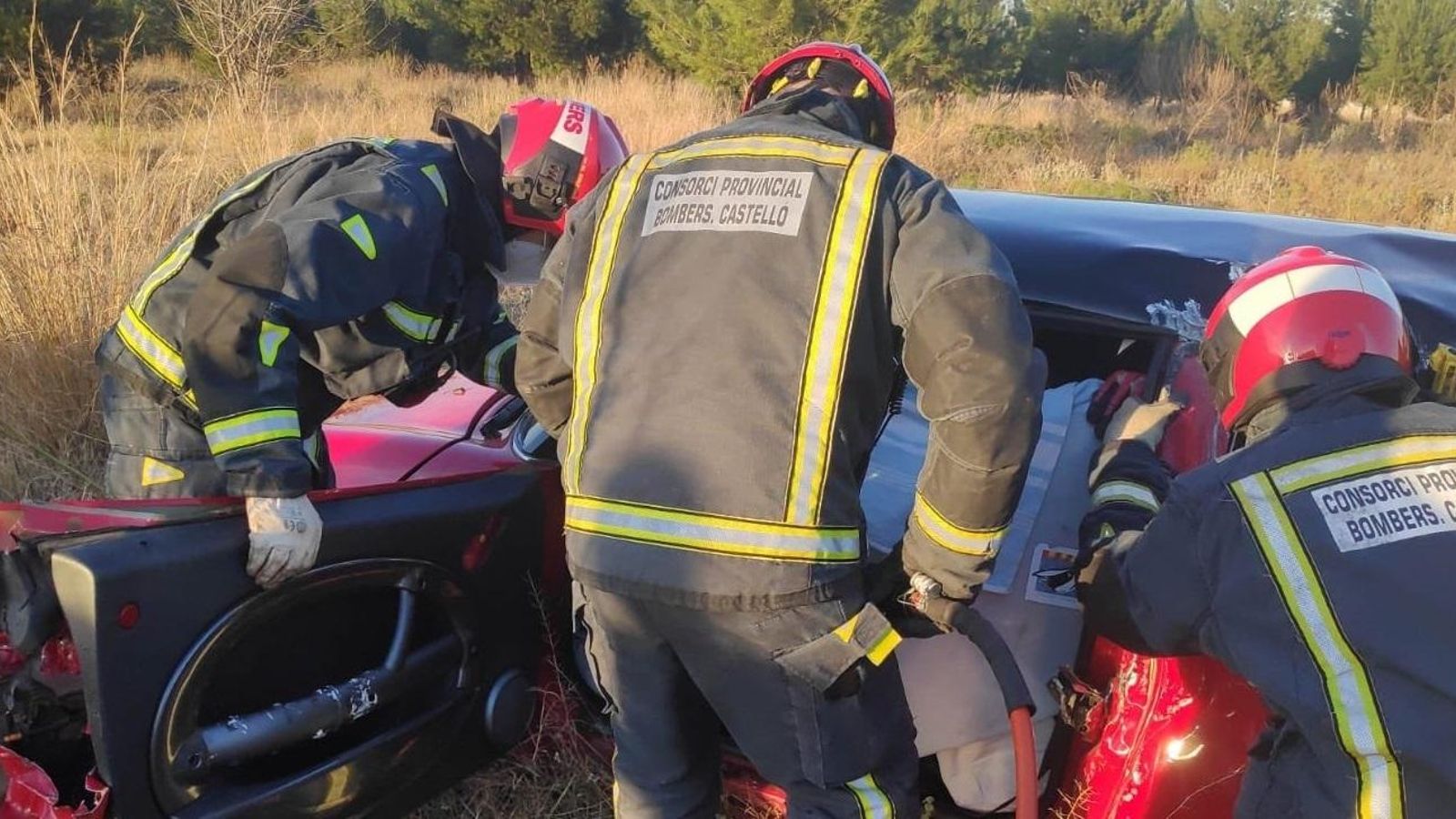 Imatge d'arxiu d'una actuació dels bombers de Castelló Imatge d'arxiu aactuació del bombers de Castelló
