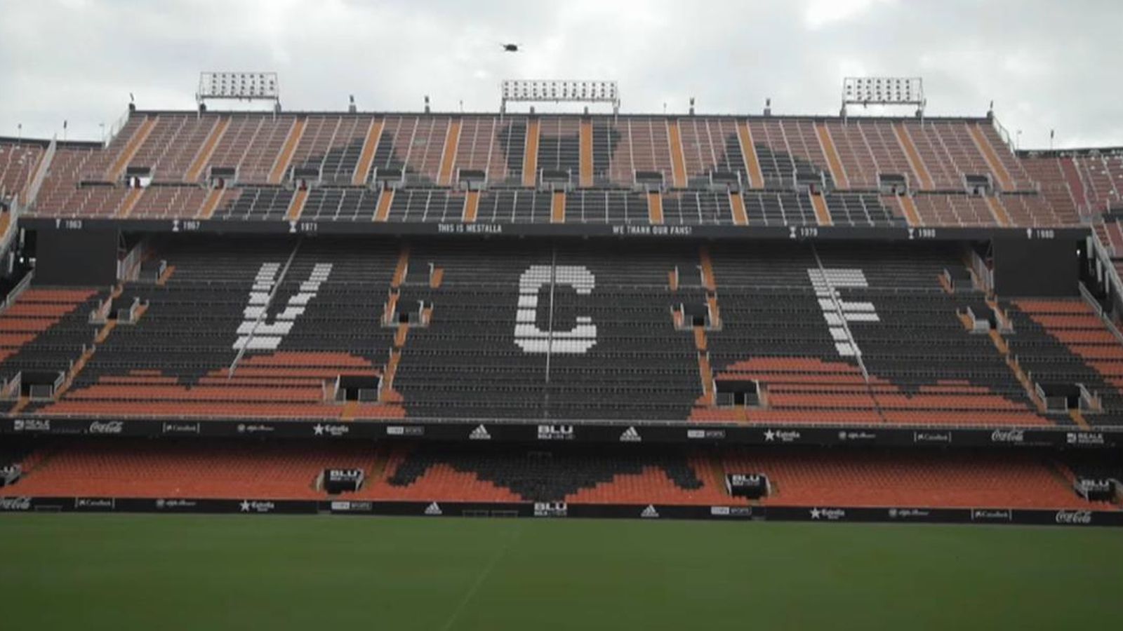 Panoràmica de l'actual Mestalla