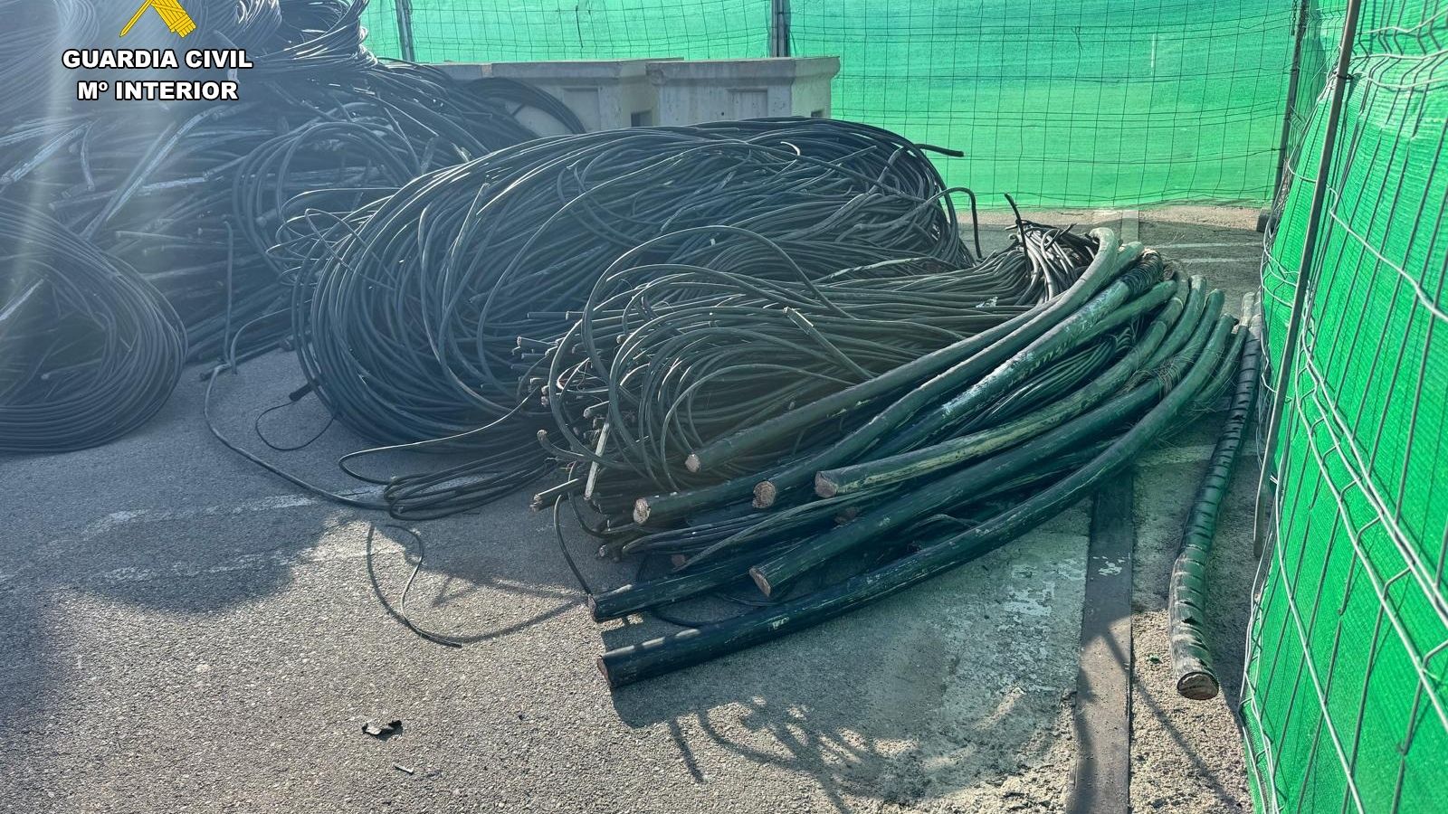 Una imatge de coure recuperat per les forces de seguretat, en arxiu