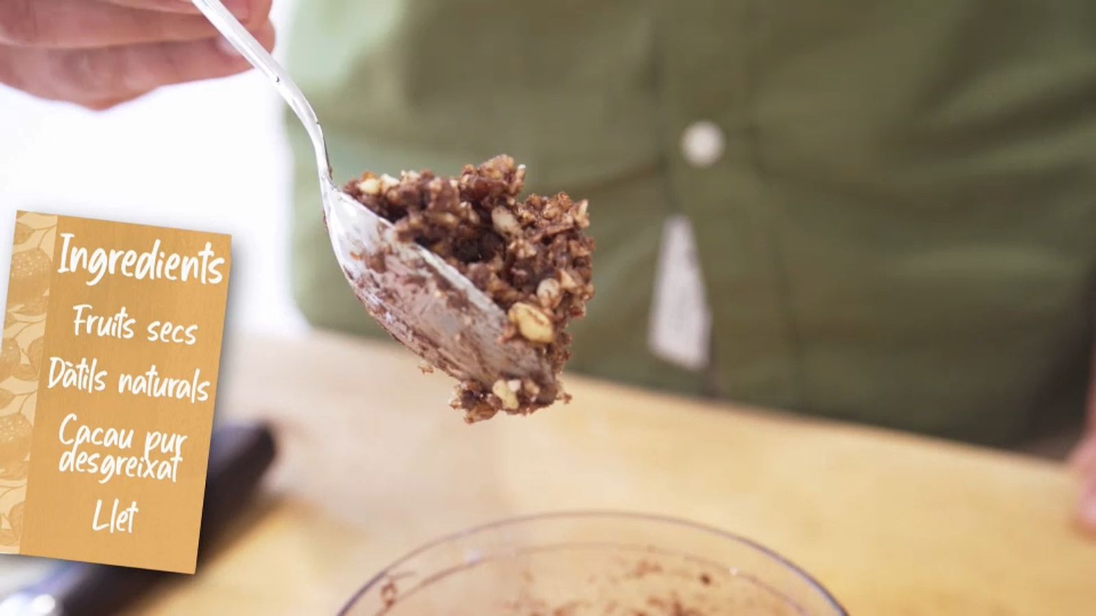 Ingredients per a les boletes energètiques