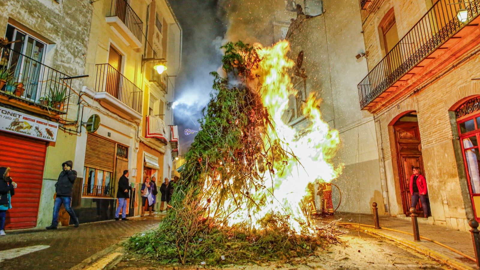 Imatge d'arxiu de les festes de Sant Antoni d'Ontinyent