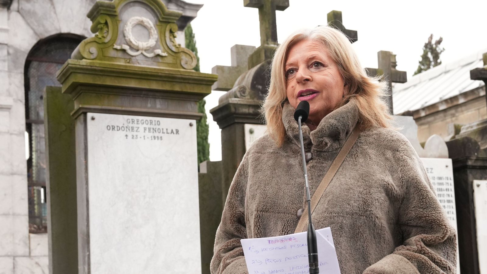 Consuelo Ordóñez, presidenta del Col·lectiu de Victimes del Terrorisme