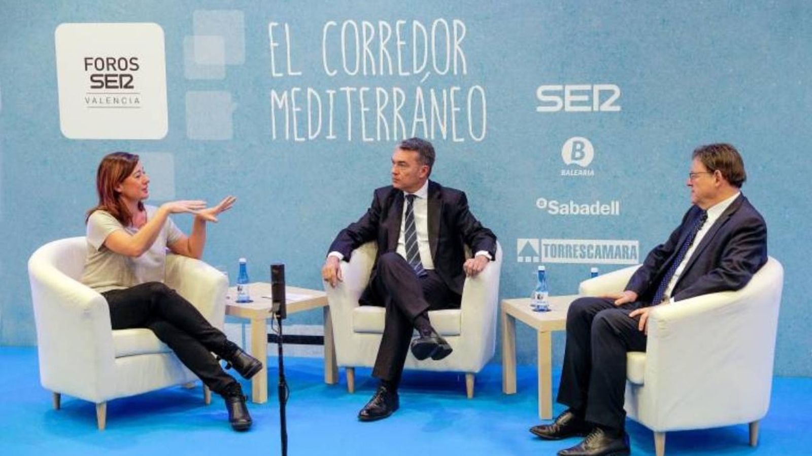 Ximo Puig i Francisca Armengol han participat en un fòrum organitzat per la Cadena SER a València