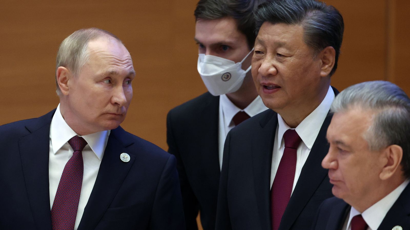 Putin i The Shanghai Cooperation Organisation (SCO) summit in Uzbekistan