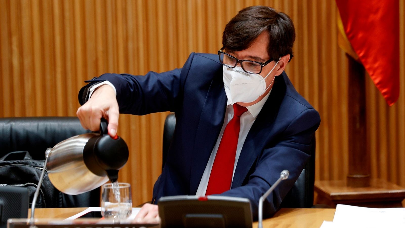 El ministre de Sanitat, Salvador Illa, aquest dijous al Congrés