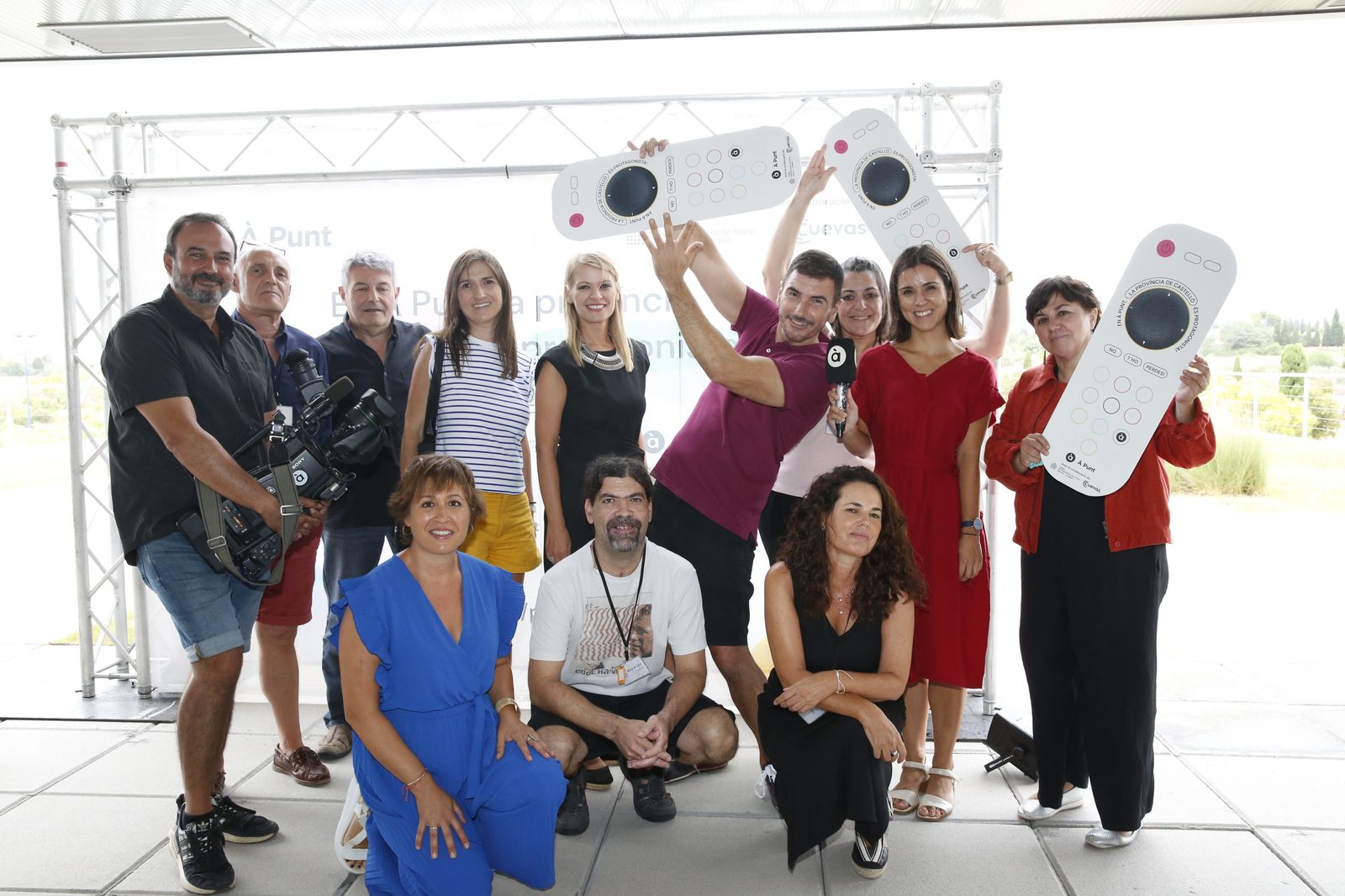 Els integrants de la delegació de Castelló