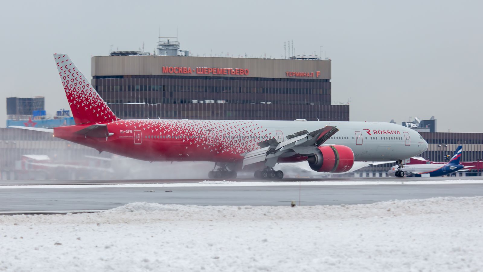 Avió Boeing 777 en l'aeroport de Sheremetyevo, Moscou, Rússia, en una imatge d'arxiu