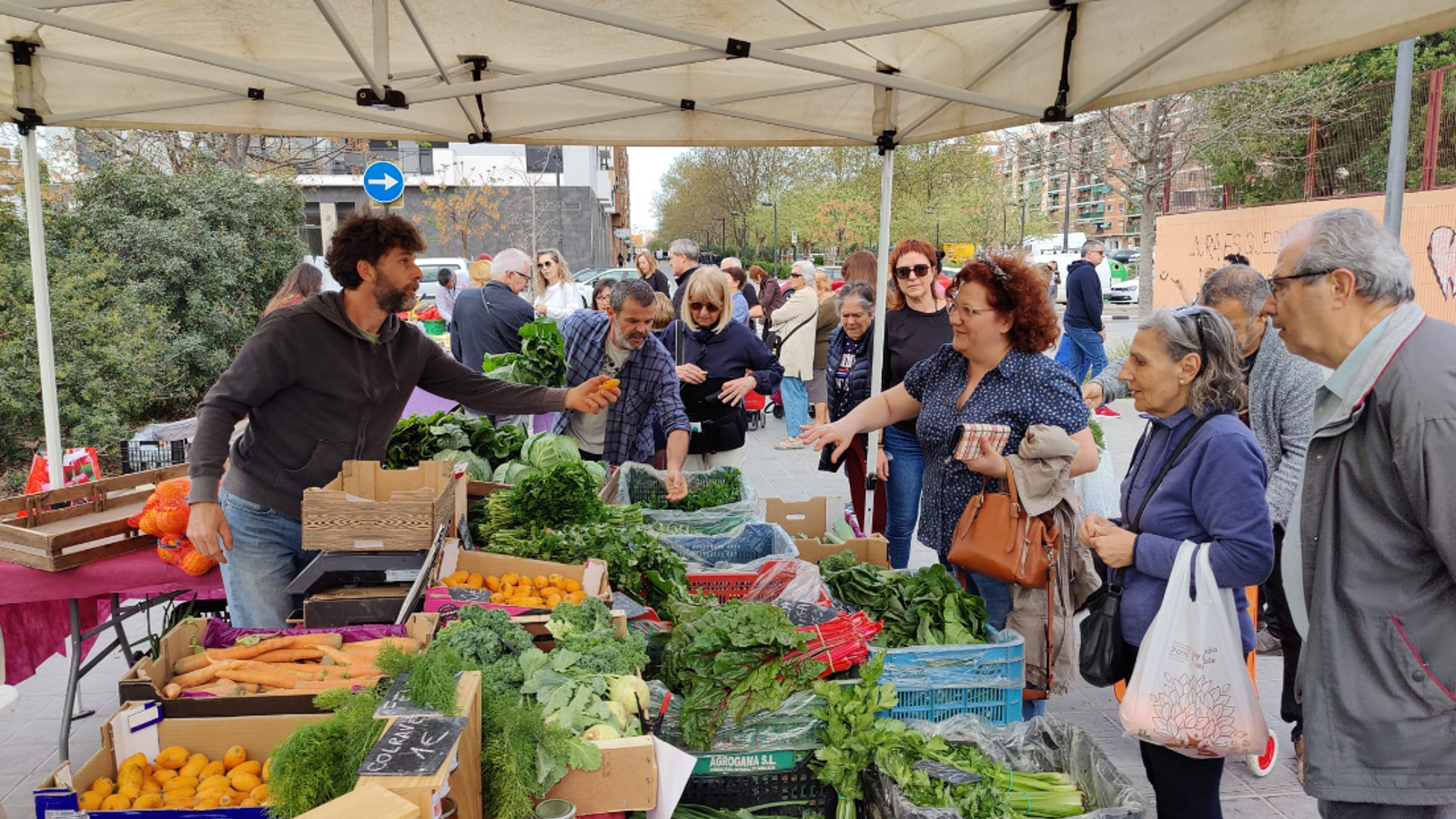 Mercat de l'horta a Malilla