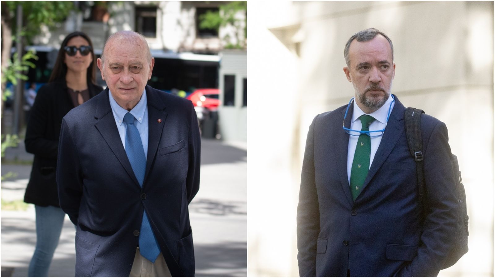 L'exministre de l'Interior, Jorge Fernández Díez i l'exsecretari d'estat de seguretat, Francisco Martínez, imputats en el cas Kitchen