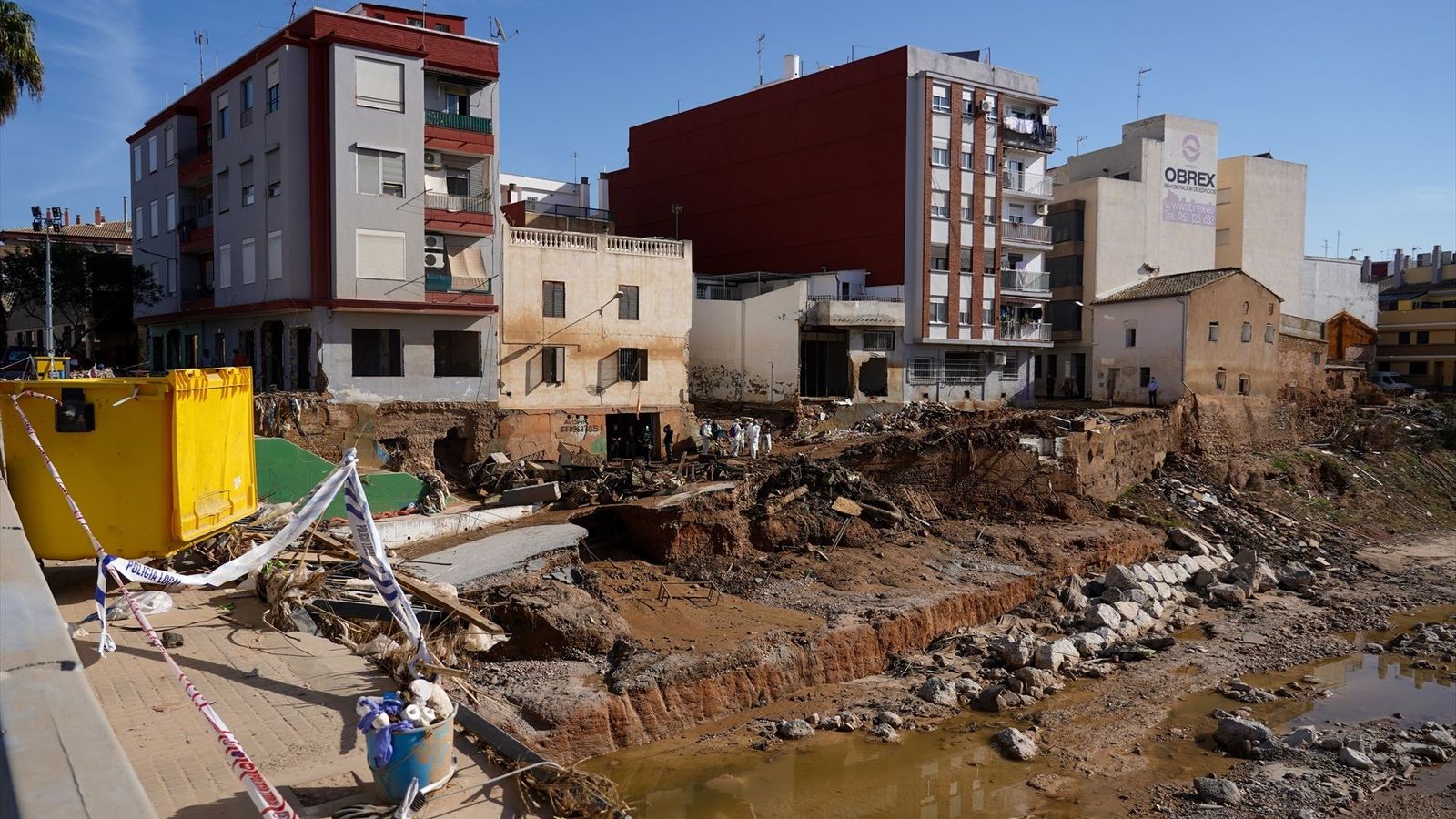 El barranc de Poio, al pas pel terme de Paiporta