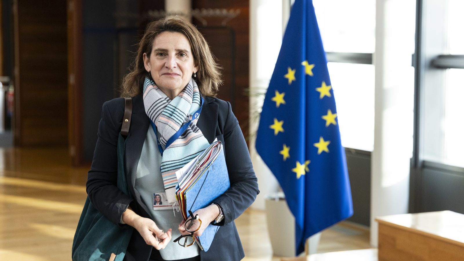 La vicepresidenta de la Comissió Europea per a una transició neta, justa i competitiva, Teresa Ribera, en una imatge d'arxiu