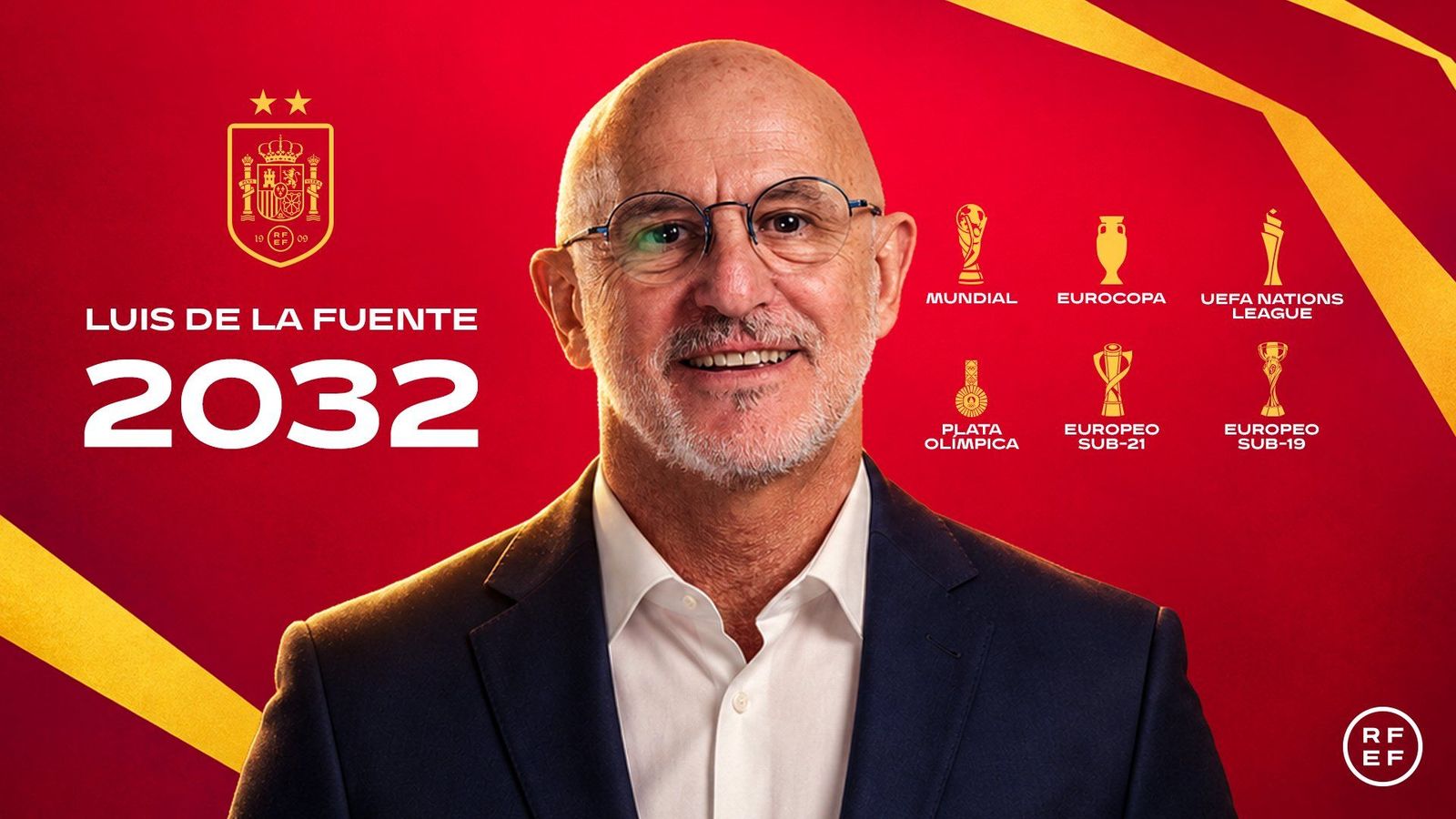 Luis de la Fuente renova fins a 2032