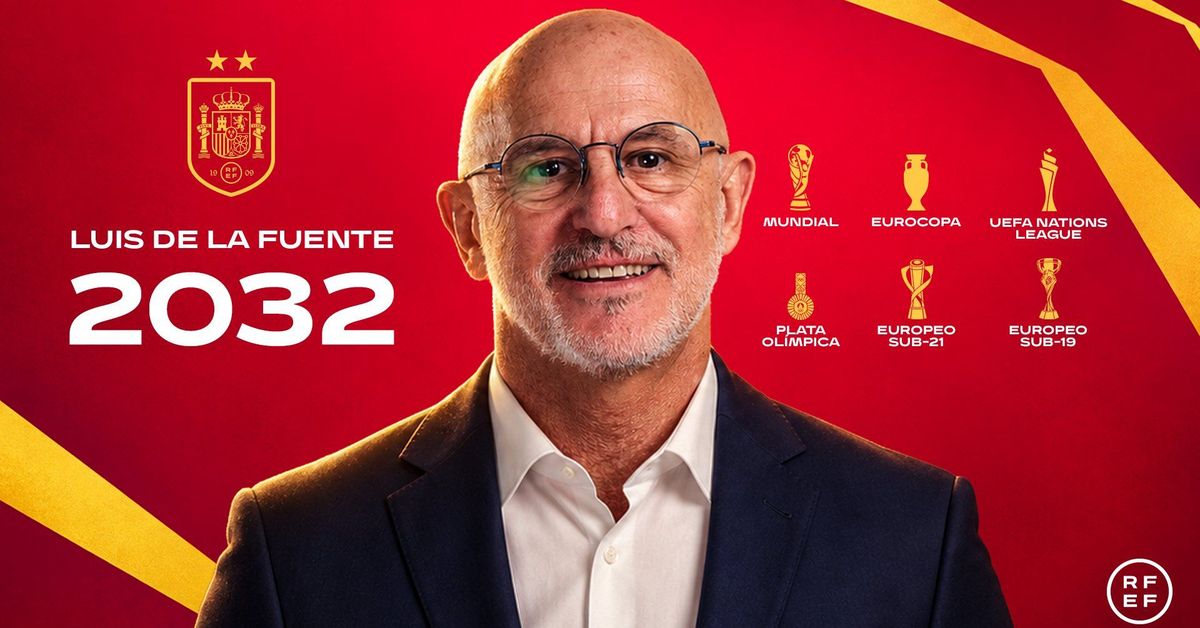 Photo: apuntmedia.es Luis de la Fuente Renews Spain Contract Until 2032 After 2026 World Cup Win