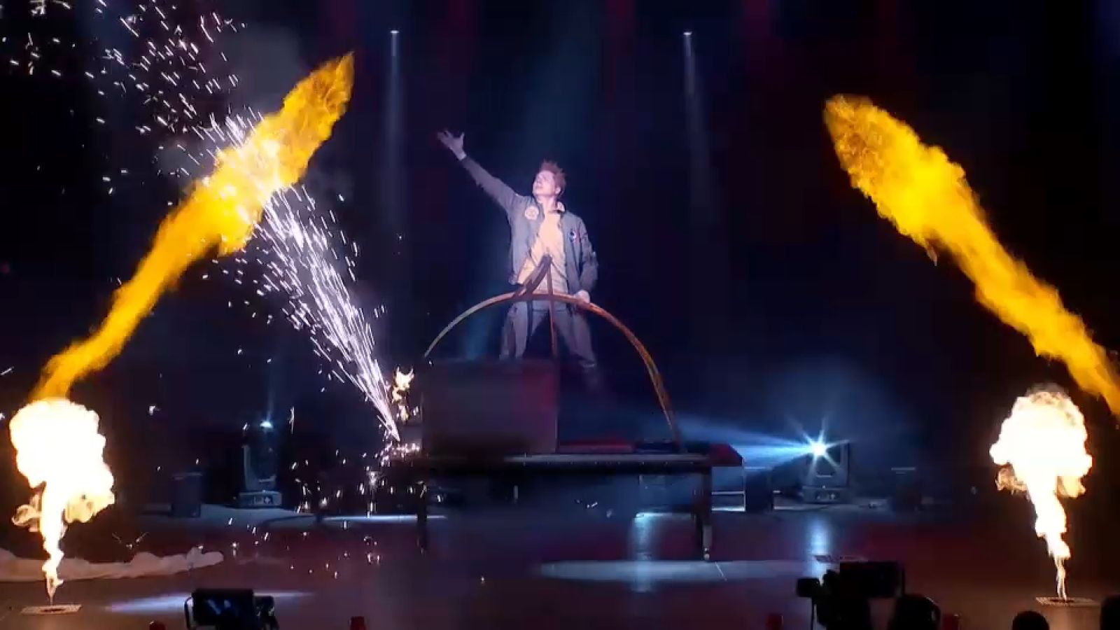 El mag Yunke, natural de la Vilavella, en un dels seus espectacles