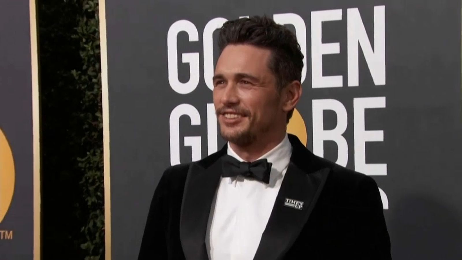 L'actor James Franco durant la gala dels Globus d'Or de 2018