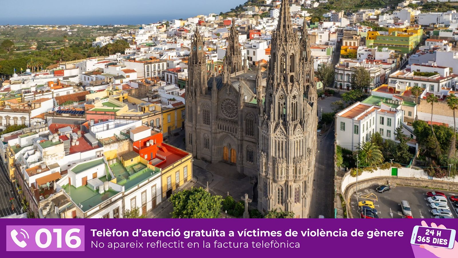 L'amenaça a la menor, per part del maltractador, va tindre lloc al municipi canari d'Arucas, en la imatge